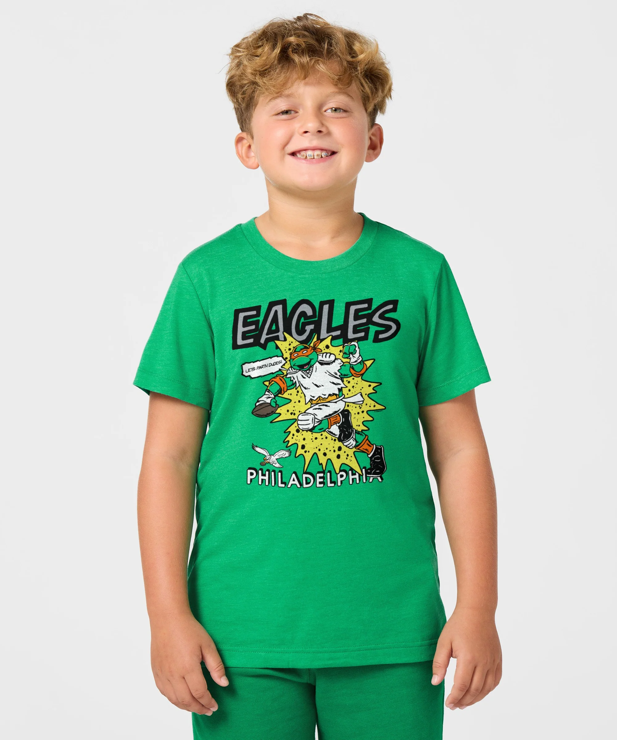 Youth TMNT Michelangelo x Philadelphia Eagles - Image 3